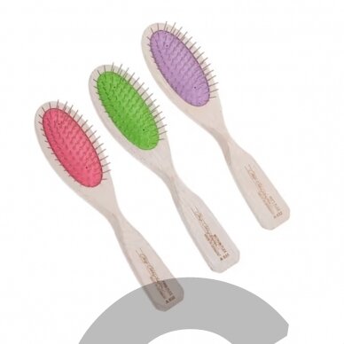 Chris Christensen Brezzy Oval Small Brushes 16mm - высококачественная маленькая деревянная кисть с металлическими штифтами