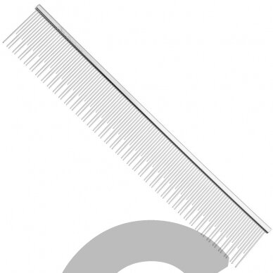 Chris Christensen Buttercomb #507 Jill Dual Tooth 22cm - tvirtos metalinės šukos su mišraus ilgio dantukais Chris Christensen Buttercomb #507 Jill Dual Tooth 22cm - tvirtos metalinės šukos su mišraus ilgio dantukais