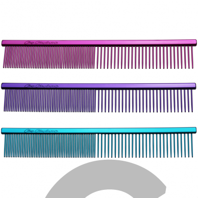 Chris Christensen Face/Feet Comb 13cm - profesionalios mini šukos snukiui ir ūsams