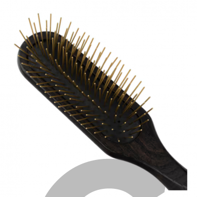 Chris Christensen Fusion Brass Oblong Pin Brush 21,5cm - профессиональная продолговатая щетка с латунными штифтами - 20мм/27мм 2 Chris Christensen Fusion Brass Oblong Pin Brush 21,5cm - профессиональная продолговатая щетка с латунными штифтами - 20мм/27мм 2