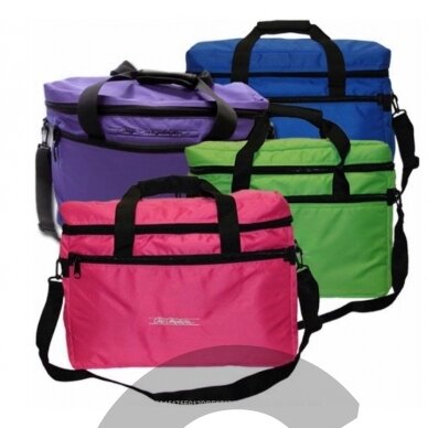 Chris Christensen Kool Dry Bag Pink - patogus krepšys džiovintuvui ir priežiūros reikmenims, spalva rožinė 2 Chris Christensen Kool Dry Bag Pink - patogus krepšys džiovintuvui ir priežiūros reikmenims, spalva rožinė 2