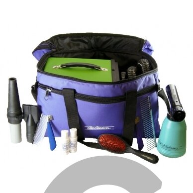 Chris Christensen Kool Dry Bag Purple - patogus krepšys džiovintuvui ir priežiūros reikmenims, violetinis 1