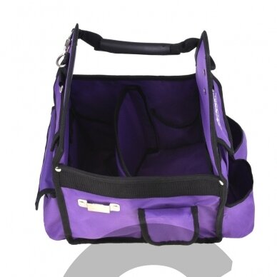 Chris Christensen Large Side Tote Bag – didelis krepšys įrankiams ir priežiūros reikmenims, violetinis L 2 Chris Christensen Large Side Tote Bag – didelis krepšys įrankiams ir priežiūros reikmenims, violetinis L 2