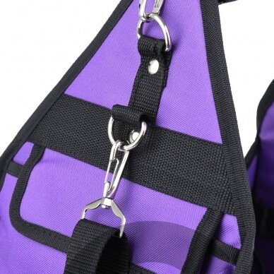 Chris Christensen Large Side Tote Bag – didelis krepšys įrankiams ir priežiūros reikmenims, violetinis L 3 Chris Christensen Large Side Tote Bag – didelis krepšys įrankiams ir priežiūros reikmenims, violetinis L 3