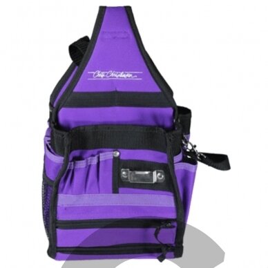 Chris Christensen Ring Side Medium Tote Bag - krepšys įrankiams ir priežiūros reikmenims, spalva violetinė M 1