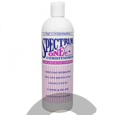 Chris Christensen Spectrum One Conditioner - drėkinamasis kondicionierius šiurkščiaplaukėms veislėms Chris Christensen Spectrum One Conditioner - drėkinamasis kondicionierius šiurkščiaplaukėms veislėms