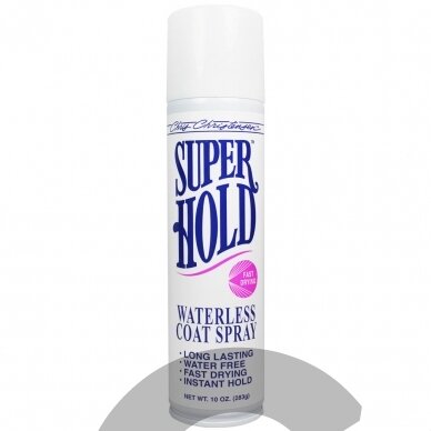 Chris Christensen Super Hold Waterless Coat Spray - stipriai fiksuojantis lakas be vandens Chris Christensen Super Hold Waterless Coat Spray - stipriai fiksuojantis lakas be vandens