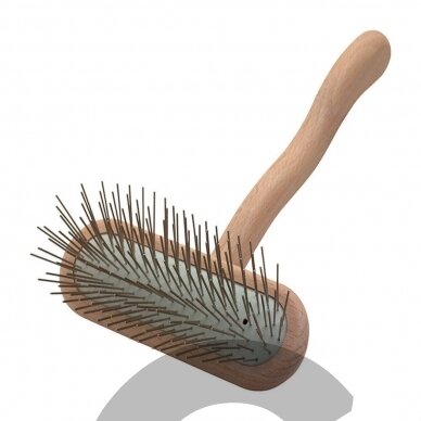 Chris Christensen T-Brush 27mm - высококачественная щетка/расческа для собак с металлическими штифтами, мягкая Chris Christensen T-Brush 27mm - высококачественная щетка/расческа для собак с металлическими штифтами, мягкая