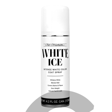 Chris Christensen White Ice Spray - purškiklis, kuris paryškina baltą kailio spalvą ir maskuoja spalvos pasikeitimą bei dėmes 1