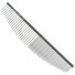 Chris Christensen Crescent Comb 16,5cm - профессиональная расческа со смешанным расположением зубьев, форма полумесяца