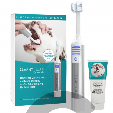Cleany Teeth for Dogs Starter Pack - ультразвуковая зубная щетка для собак, для удаления зубного камня