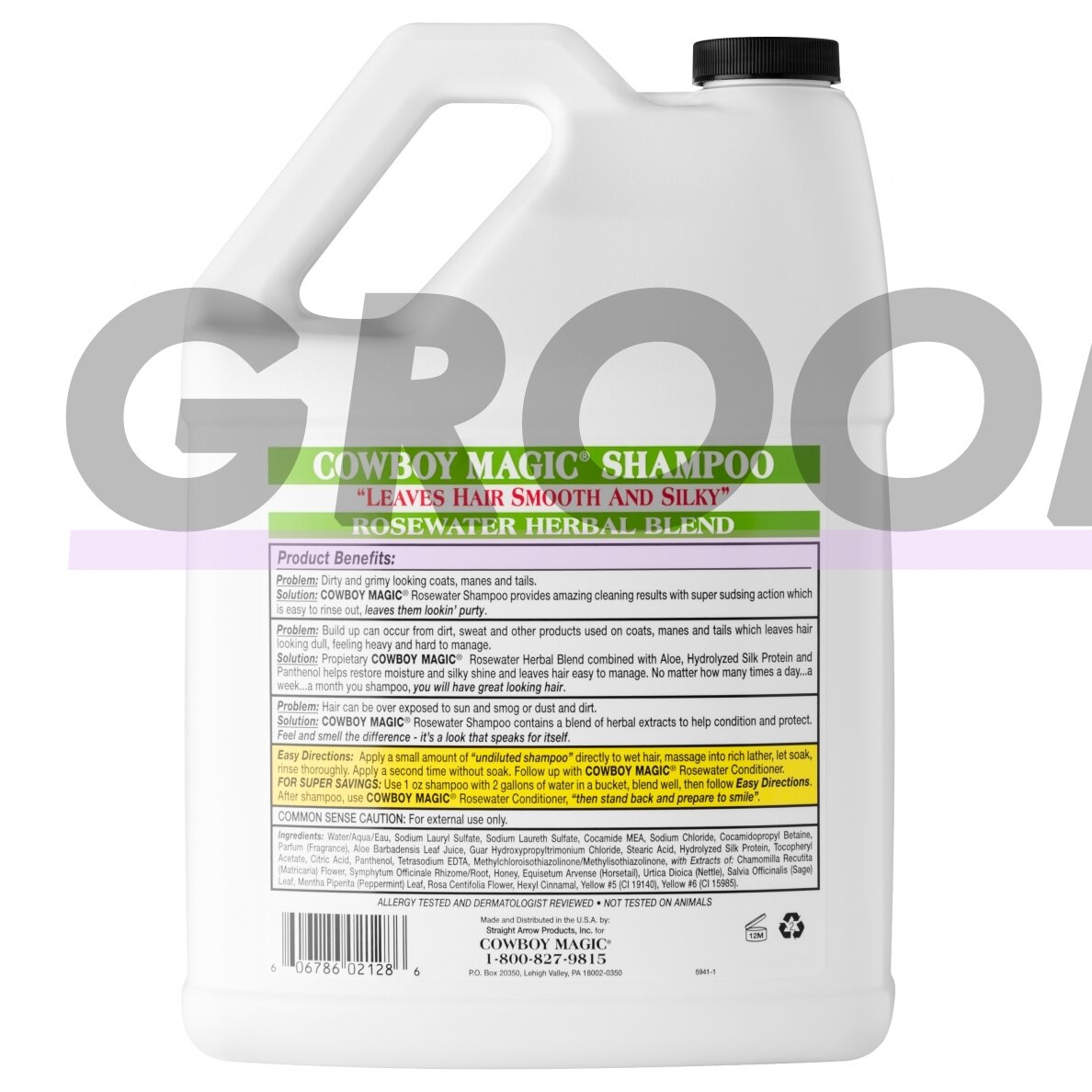 Cowboy Magic Rosewater Shampoo - universalus šampūnas visų tipų kailiui 1 Cowboy Magic Rosewater Shampoo - universalus šampūnas visų tipų kailiui 1