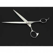 SAMURO  Professional Straight Matt Convex Blade scissors 7 - Profesionalios tiesios matinės žirklės gyvūnams