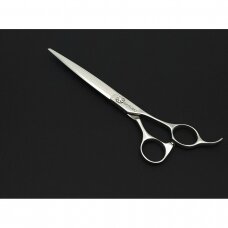 SAMURO Professional Straight Matt Convex Blade scissors 7.5 - tiesios matinės žirklės su išgaubta Geležtė 7,5