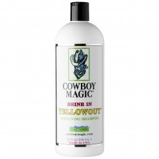 Cowboy Magic Shine In Yellowout - šampūnas pašalinantis geltonumą ir pabrėžiantis natūralią kailio spalvą