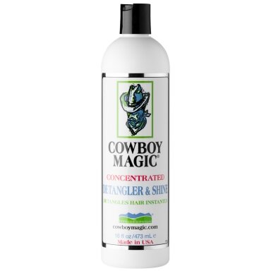 Cowboy Magic Detangler & Shine - šilkinis gelinis kondicionierius, palengvinantis net ir sunkiausių plaukų iššukavimą