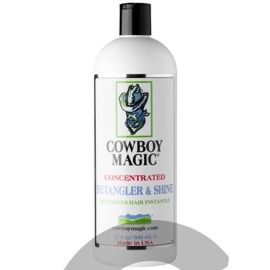 Cowboy Magic Detangler & Shine - šilkinis gelinis kondicionierius, palengvinantis net ir sunkiausių plaukų iššukavimą