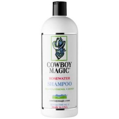 Cowboy Magic Rosewater Shampoo - universalus šampūnas visų tipų kailiui Cowboy Magic Rosewater Shampoo - universalus šampūnas visų tipų kailiui