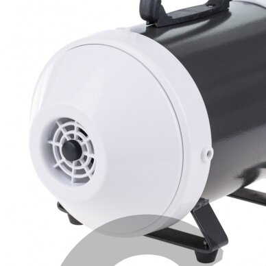 "Cosmo Ionic Dryer 2000W" - stalinis džiovintuvas su jonizacija ir tolygiai reguliuojamu oro srautu bei temperatūra, 120 l/s. 2 "Cosmo Ionic Dryer 2000W" - stalinis džiovintuvas su jonizacija ir tolygiai reguliuojamu oro srautu bei temperatūra, 120 l/s. 2