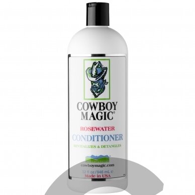 Cowboy Magic Rosewater Conditioner - drėkinamasis kondicionierius skirtas šunims, katėms ir žirgams Cowboy Magic Rosewater Conditioner - drėkinamasis kondicionierius skirtas šunims, katėms ir žirgams