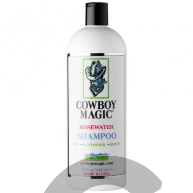 Cowboy Magic Rosewater Shampoo - universalus šampūnas visų tipų kailiui