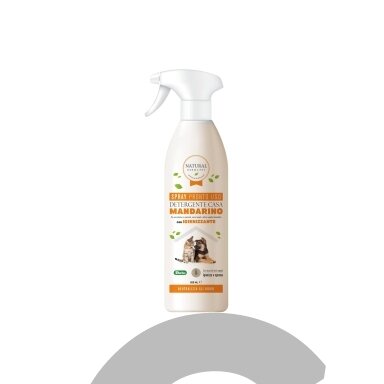 Dezinfekuojantis purškiklis augintinių kvapams šalinti - tinkamas paviršiams, guoliams ir narvams, su mandarino aromatu - 500ml