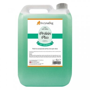 DezynaDog Magic Formula Protein Plus Shampoo - maitinamasis šampūnas su baltymais DezynaDog Magic Formula Protein Plus Shampoo - maitinamasis šampūnas su baltymais