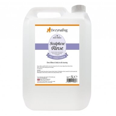 DezynaDog Magic Formula Sculpture Rinse - кондиционер для собак полношерстных пород, поддерживает стрижку ножницами, концентрат 1:10 - 5л