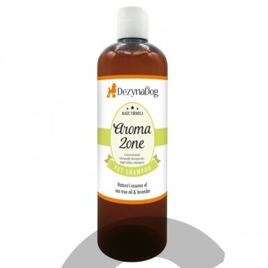 DezynaDog Magic Formula Aromazone Shampoo - dezodoruojantis, vabzdžius atbaidantis ir raminantis šampūnas