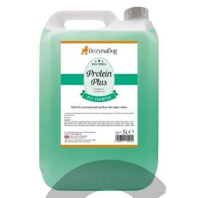 DezynaDog Magic Formula Protein Plus Shampoo - maitinamasis šampūnas su baltymais DezynaDog Magic Formula Protein Plus Shampoo - maitinamasis šampūnas su baltymais