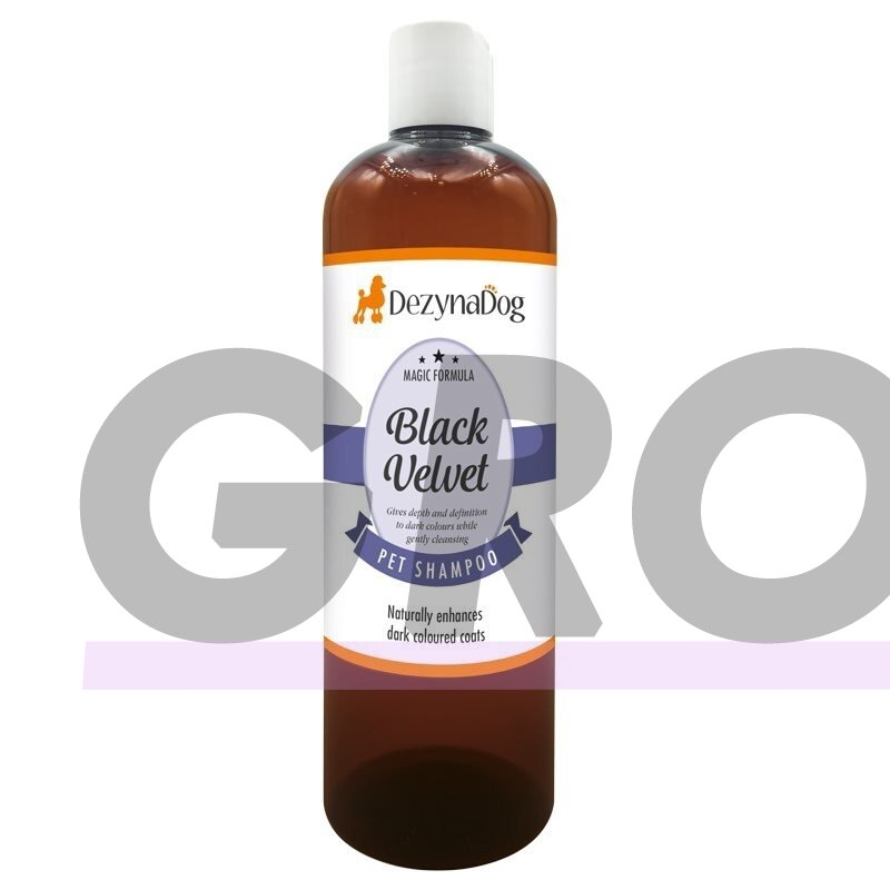 DeZynaDog Magic Formula Black Velvet Shampoo - šampūnas juodam ir tamsiam kailiui