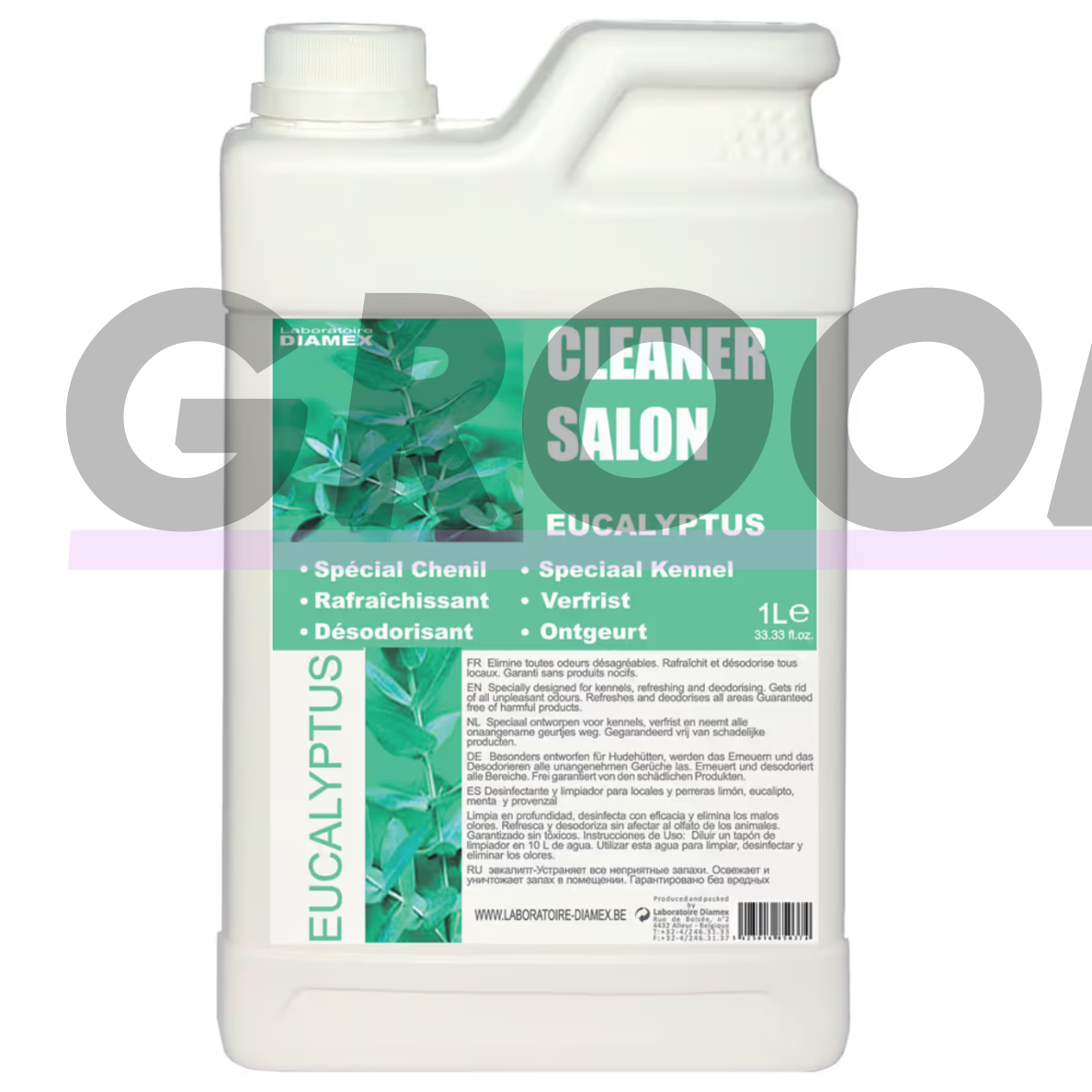 Diamex Cleaner Salon Eucalyptus - универсальное средство для удаления неприятных запахов, с ароматом эвкалипта 1
