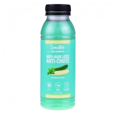 Diamex Smoothie Anti-Hair Loss Dog Shampoo 350ml- šampūnas šunims nuo plaukų slinkimo, su alaviju Diamex Smoothie Anti-Hair Loss Dog Shampoo 350ml- šampūnas šunims nuo plaukų slinkimo, su alaviju