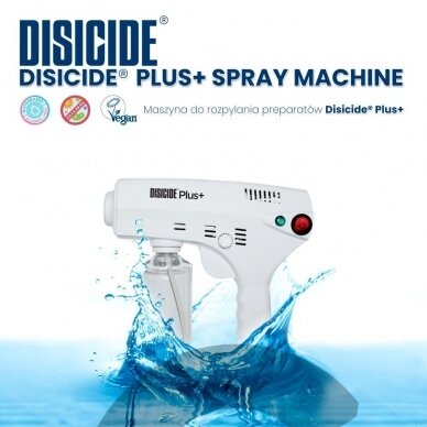 "Disicide® Plus+" purškimo mašina - profesionalus purkštuvas / pistoletas dezinfekcijai garais 1