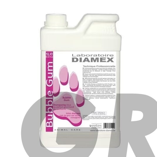 "Diamex Bubble Gum" - šampūnas visų tipų kailiui, kvepiantis kramtomąja guma, koncentratas 1:8 - Talpa: 200ml 2