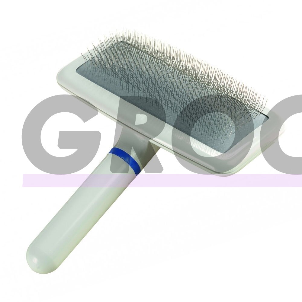 Doggy Man Medium Slicker Brush - profesionalus šepetys pudeliams, vidutinis
