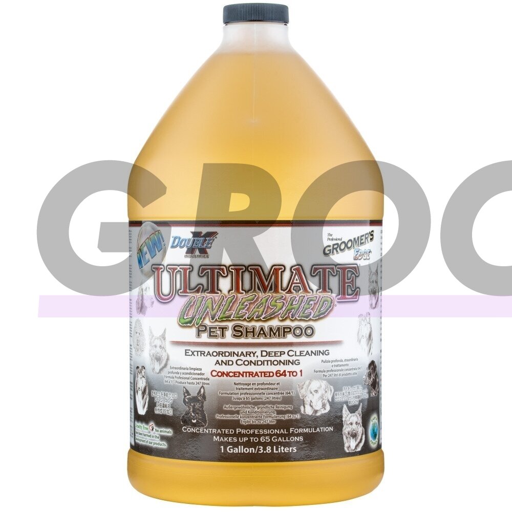 Double K Ultimate Unleashed Shampoo - глубоко очищающий шампунь для собак и кошек, концентрат 1:64 - 3,8 л Double K Ultimate Unleashed Shampoo - глубоко очищающий шампунь для собак и кошек, концентрат 1:64 - 3,8 л