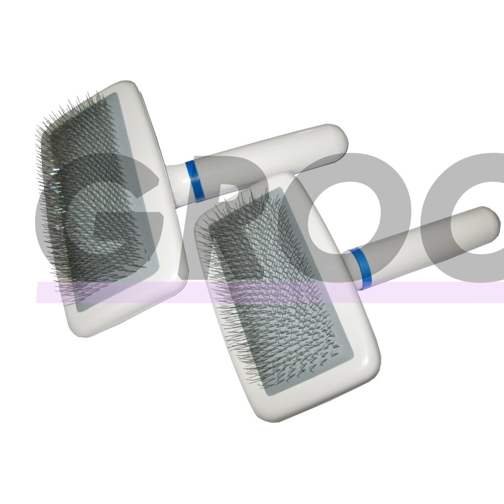 Doggy Man Medium Slicker Brush - profesionalus šepetys pudeliams, vidutinis 2