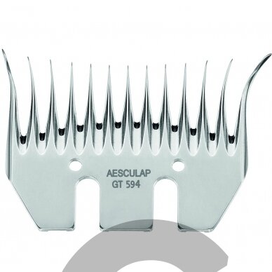 Blade Aesculap GT594 for Sheep Econom II 13 teeth. 3,5mm - Galvutė aviu kirpimui Blade Aesculap GT594 for Sheep Econom II 13 teeth. 3,5mm - Galvutė aviu kirpimui