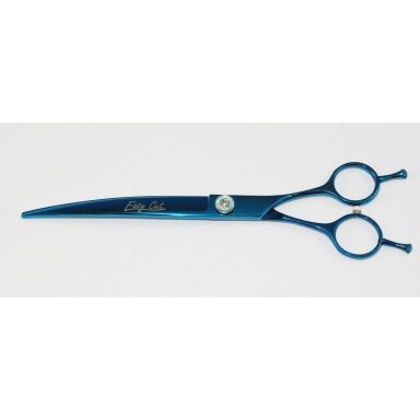 "Easy Cut" - "Topaz" - priežiūros žirklės, išlenktos sudekoratyviniu varžtu - Dydis: 7,5 "