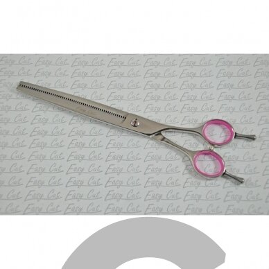 "Easy Cut" - elegantiškos vienpusės filiravimo žirklė- Dydis: 7,5 "- 56 dantukai "Easy Cut" - elegantiškos vienpusės filiravimo žirklė- Dydis: 7,5 "- 56 dantukai