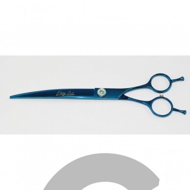 "Easy Cut" - "Topaz" - priežiūros žirklės, išlenktos sudekoratyviniu varžtu - Dydis: 7,5 " "Easy Cut" - "Topaz" - priežiūros žirklės, išlenktos sudekoratyviniu varžtu - Dydis: 7,5 "