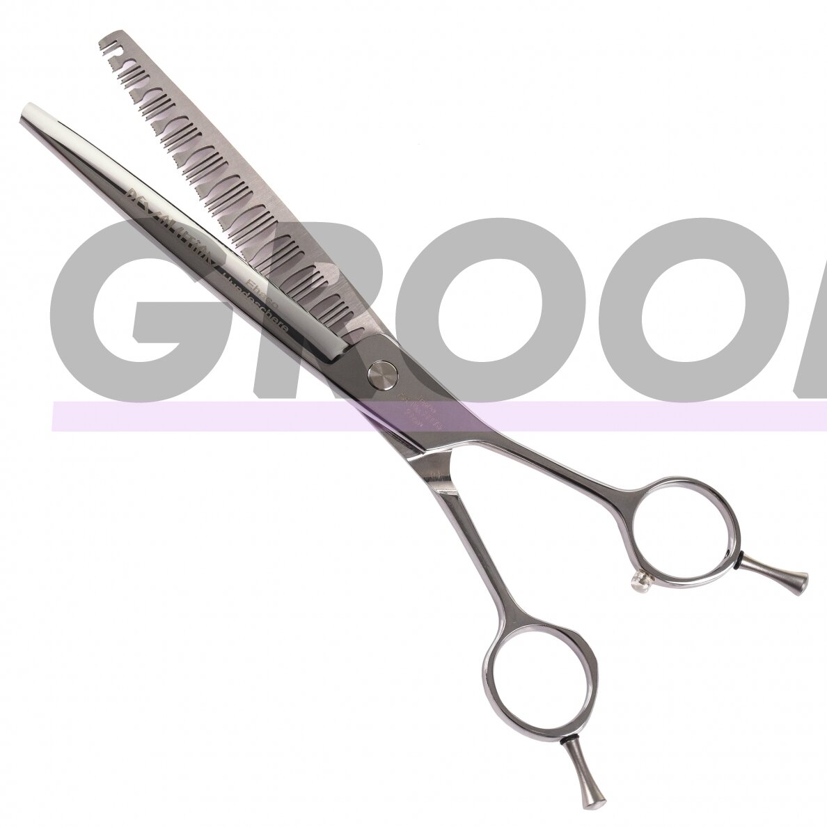 „Ehaso Revolution New Dimension Thinning 7,5“- profesionalios vienpusės filiravimo žirklės su dviejų tipų dantukais. 2