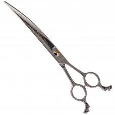 „Ehaso Revolution Curved Scissors“ - profesionalios išlenktos žirklės, pagamintos iš aukščiausios kokybės, kieto japoniško plieno, 23 cm - 8,5 colio.