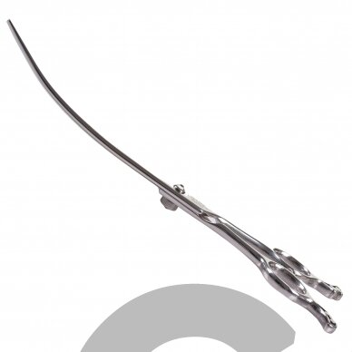 „Ehaso Revolution Super Curve Scissor 8“- profesionalios ypač išlenktos žirklės (30 ° kampu), pagamintos iš aukščiausios kokybės kieto japoniško plieno. 2