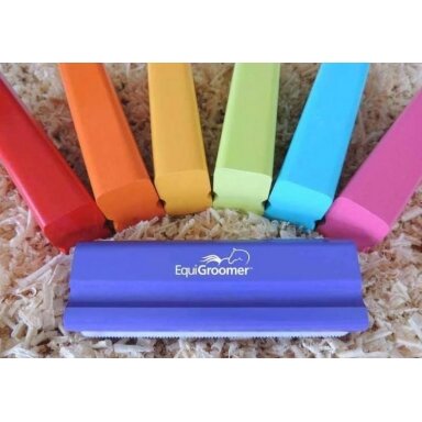 "EquiGroomer" 5 colių (11,5 cm) - mažos šukos / trimeris apatiniam kailiui šalinti - Spalva: violetinė