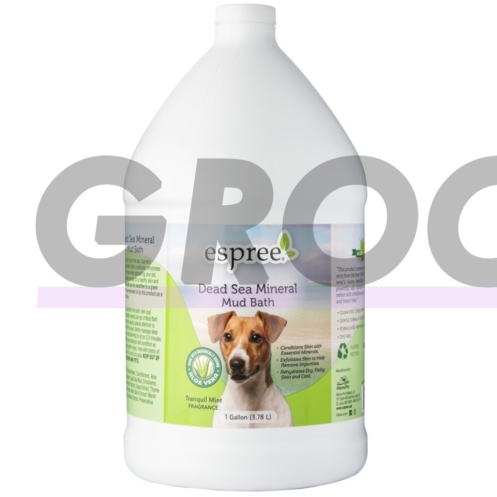 Espree Dead Sea Mineral Mudbath 3,8L - питательная грязевая маска для собак Espree Dead Sea Mineral Mudbath 3,8L - питательная грязевая маска для собак