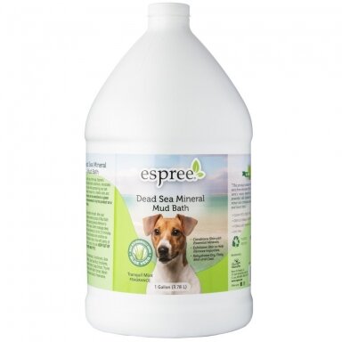 Espree Dead Sea Mineral Mudbath 3,8L - maitinamoji purvo kaukė šunims Espree Dead Sea Mineral Mudbath 3,8L - maitinamoji purvo kaukė šunims