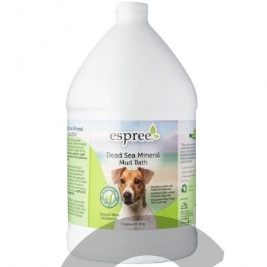 Espree Dead Sea Mineral Mudbath 3,8L - питательная грязевая маска для собак Espree Dead Sea Mineral Mudbath 3,8L - питательная грязевая маска для собак