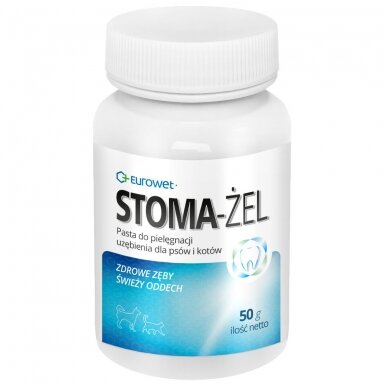 Eurowet Stoma-Gel 50g dantų pasta šunims ir katėms Eurowet Stoma-Gel 50g dantų pasta šunims ir katėms